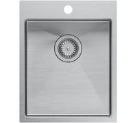 Quadron Russel évier en acier inoxydable avec siphon 50x40 cm HB4050BS