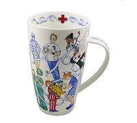 Quadrophenia-Shop Gobelet Dunoon Henley - Motif Médecins et Infirmières, Porcelaine, Tasse, 600 ml