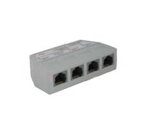 Quadrupleur Harmonica RJ45 4xTA Quadruplez la connexion de prise RJ45