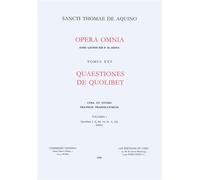 Quaestiones de quolibet - tome 25 2 volumes - Saint Thomas d' Aquin - Leonine Eds - Coffret - Lettres