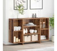 QUAHEAS Buffet en bois recyclé 120 x 30 x 75 cm - Cabinet de rangement moderne avec espace de rangement pour salle à manger et salon - Buffet durable pour cuisines et salons