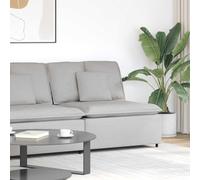 QUAHEAS Canapé d'angle modulaire gris nuage avec coussin 100 cm rembourrage en tissu cadre en métal élément d'assise flexible pour salon salon salon canapé extensible
