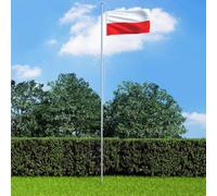 QUAHEAS Drapeau de Pologne - 90 x 150 cm - 100 % polyester - Avec œillets en laiton et bords renforcés - Résistant aux intempéries - Pour jardin, balcon, terrasse, fête, camping et décoration