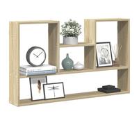 QUAHEAS Étagère murale en chêne Sonoma 99 x 15 x 60 cm - En bois - Étagères flottantes pour le mur - Peu encombrante - Grande capacité de charge - Rangement élégant pour la maison