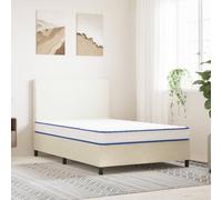 QUAHEAS Matelas en mousse à froid à mémoire de forme, 200 x 140 x 17 cm, avec mousse viscoélastique, ergonomique, réversible, housse en polyester respirant, pour chambre à coucher et sommeil