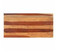 QUAHEAS Plateau de table en bois massif de palissandre 15-16 mm, 60 x 120 cm, poli et lasuré, idéal pour table à manger et bureau, durable et facile d'entretien