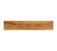 QUAHEAS Plateau de table rectangulaire, 180 x 30 x 2,5 cm, en bois massif de mangue, aspect chêne, plateau de table de rechange durable pour la maison et le commerce, surface lisse