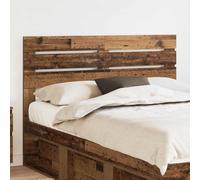 QUAHEAS Tête de lit aspect bois recyclé 160 cm, tête de lit moderne en matériau bois, dossier de lit durable pour chambre à coucher, montage facile