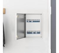 QUAHEAS Trappe d'accès blanche 43,5 x 33 x 3 cm en acier avec angle d'ouverture de 140° - Trappe de inspection résistante aux intempéries pour mur, plafond, sol, trappe d'inspection pour sanitaire