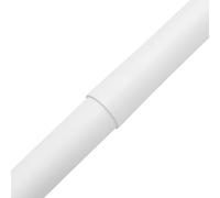 QUAHEAS Tuyaux d'installation avec clips Ø30 mm PVC goulotte de câble 10 m Kit pour gestion des câbles et gestion des câbles au mur, sol et plafond, avec support de câble et cache câble pour bureau