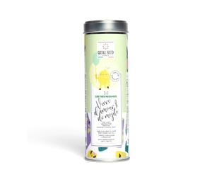 QUAI SUD Thé Vert Message Aromatisé | 75g | "Vivre d'Amour & De Mojito" Menthe Citron Vert