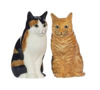 Quail Ceramics Eleanor & Vincent Cat Salt & Pepper Pots