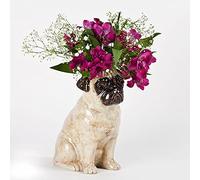 Quail Ceramics - Pug Flower Vase (Fawn) by Quail