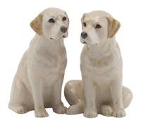 Quail Ceramics - Yellow Labrador Salt And Pepper Pots by Quail