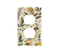 Quail Stock Couvertures de prises décoratives scandinaves Plaque murale Unique Interrupteur de sortie Plaque Tapa para interruptor de luz Duplex Outlets