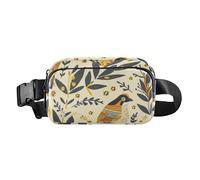 Quail Stock Sac banane scandinave tendance pour homme et femme résistant à l'eau avec sangle réglable pour entraînement, course à pied, randonnée