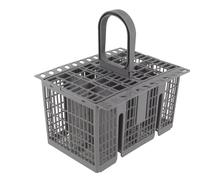 QUAILITAS Panier à couverts de rechange pour lave-vaisselle avec poignée, compatible avec Indesit, Hotpoint FDF, FDL, LBF, LKF, LFT, LFSA Series - Appareils de cuisine [Gris]