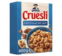 QUAKER Cruesli Céréales Chocolat au Lait 450g