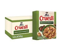 QUAKER Cruesli Céréales Chocolat Noisette - Lot de 12x450g