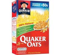 Quaker Oats Flocons d?Avoine 100% Naturel 550g (lot de 4)