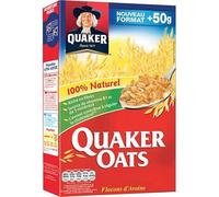 Quaker Oats Flocons d?Avoine 100% Naturel 800g (lot de 4)
