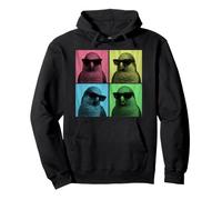 Quaker Parrot Pop Art Funny Moine Perruche Lover Photo Booth Sweat à Capuche