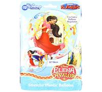 Qualatex 125 285,5 cm Single DN Elena de Avalor 2,5 cm Bubble Balloon, 55,9 cm