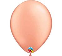 Qualatex 57211 Lot de 100 Ballons en Latex métallisé Doré 28 cm