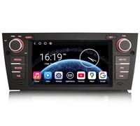 Qualcomm 4GO+64GO Android 14 Autoradio Carplay & Android Auto pour BMW Série 3 E90 Berline E91 Break E92 Coupé E93 Cabriolet BMW M3 WiFi DSP Canbus Écran Tactile Bluetooth 5.1 GPS Navigateur Dab+