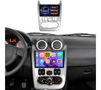 [Qualcomm] 8 Core 4+64GB Android 15 Autoradio pour Renault Logan 1 Sandero 2009-2015 Largus Dacia Duster 2010-2017 sans Fil Carplay Android Auto, 9'' Radio Voiture BT/Caméra de Recul/DSP/FM/RDS