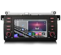 Qualcomm 8GO+128GO Android 14 Autoradio sans Fil Carplay Android Auto pour BMW Série 3 E46 M3 Rover 75 MG ZT WiFi DSP Canbus SWC 7 Pouces Écran Tactile Bluetooth 5.1 GPS Navigateur