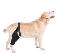 QualfsTerric Genouillère pour chien pour LCA avec stabilisateurs latéraux pour la récupération chirurgicale des chiens, support articulaire, manchon à lécher la jambe canine, protège les plaies