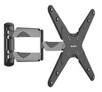 QualGear QG-TM-A-012 Universal Ultra Slim Low Profile Articulating Wall Mount for 23-55 inches LED TVs, Black [UL Listed]