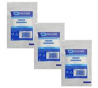 QUALICARE FIRST AID STERILE MEDICAL ADHESIVE FINGER WOUND CUT BANDAGE DRESSINGS by Qualicare