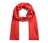 Qualicoq Echarpe Longue Hiver et Mi-saison - Made in France - Echarpe Homme et Echarpe Femme top Elégance - 16 Couleurs Unies - Confort et Douceur (Orange)