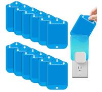 Qualirey Lot de 12 cartouches de rechange pour piège à mouches Raid/STEM/Wondercide - Recharges de colle forte pour pièges à mouches et insectes - Piège à moucherons d'intérieur