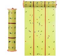 Qualirey Piège à mouches géant adhésif - Bande volante à suspendre pour intérieur et extérieur - Ruban non toxique pour tuer les moucherons des fruits, les plantes, la maison, les chevaux (jaune, 1