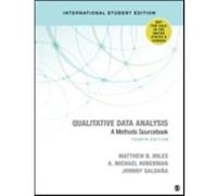 Qualitative Data Analysis International Student Edition by Johnny Saldana Unknown (Auteur)