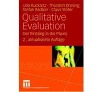 Qualitative Evaluation Kuckartz, Udo,Dresing, Thorsten,Rädiker, Stefan,Stefer, Claus (Auteur)