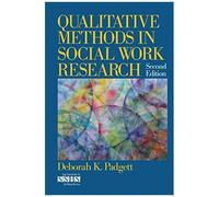 Qualitative Methods In Social Work Research