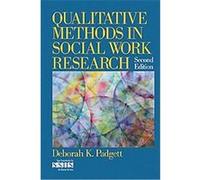 Qualitative Methods in Social Work Research, Sage Sourcebooks for the Human Services Series Deborah K. Padgett (Auteur)