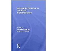 Qualitative Research In Technical Communication