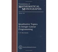 Qualitative Topics In Integer Linear Programming