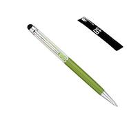 QUALITÉ 2-en-1 écran Tactile capacitif Stylet et Stylo à Bille avec Cristaux (Citron Vert)