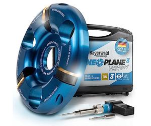 Qualité allemande Bayerwald Werkzeuge NeoPlane - Disque de fraisage pour bois - Pour meuleuse d'angle - Carving avec vue dégagée - Dents interchangeables revêtues de titane - Longue durée de vie