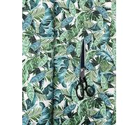 Qualité supérieure | Tissu imprimé pour maillot de bain | Mélange de polyester et élasthanne | Tissu extensible dans les 4 sens | Matériau du maillot de bain | Tissus (forêt, échantillon de 20,3 x