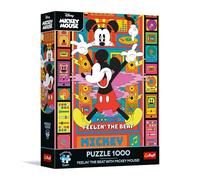 Qualité Trefl Premium Plus - Puzzles Disney, Ressentez Le Rythme avec Mickey ! - 1 000 pièces, série de Puzzles de Personnages, pour Adultes et Enfants à partir de 14 Ans
