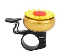 Qualité UltraléGer VéLo VéLo Fleur DéCor Cloche Mignon à La Recherche D'un Son Clair (Jaune)