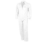 Qualitex - Combinaison de Rallye Basic BW 240 - Plusieurs Couleurs - Blanc, 54