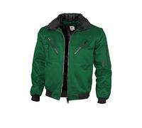 Qualitex - Pilote 4 en 1 - Col et Manches Réglable Fermetures Éclair YKK Séparables - Plusieurs Couleurs - Vert, m